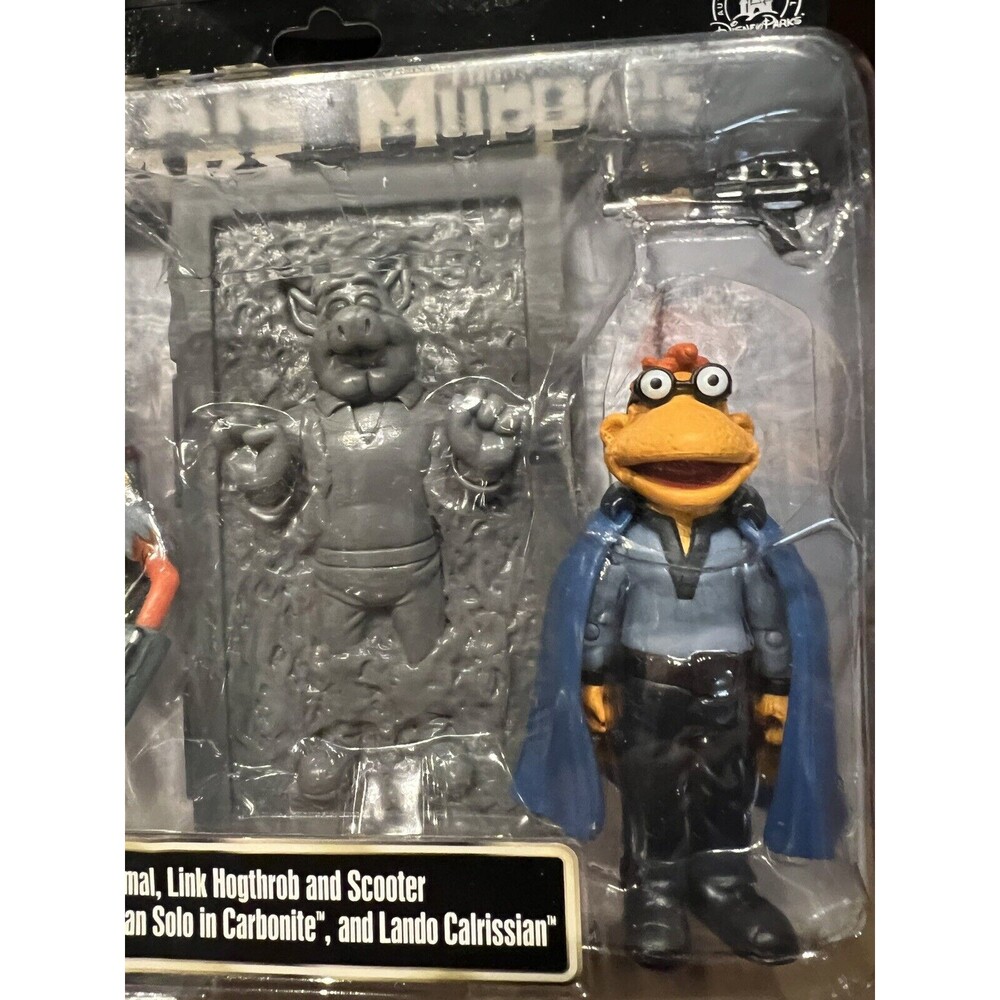 Star Wars The Muppets Animal Link Hogthrob Scooter as Boba Fett Han Solo NEW NWT - Picture 6 of 8
